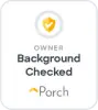 Porch Background Checked logo.