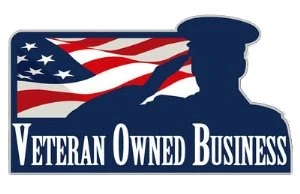 Veteran owned business badge.